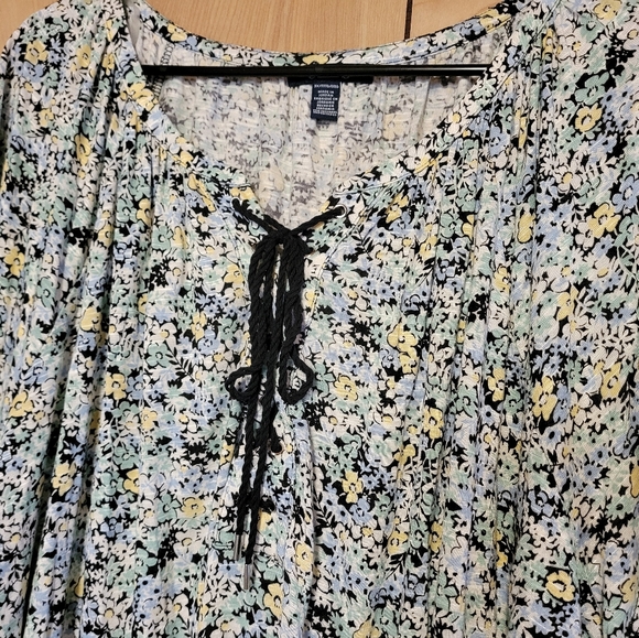 NWT Chaps Women's Floral S/S Shirt Size 3X - Picture 2 of 7